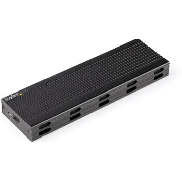 StarTech.com USB-C 10Gbps naar M.2 NVMe of M.2 SATA SSD Behuizing - Externe M.2 PCIeSATA NGFF SSD Aluminum Behuizing