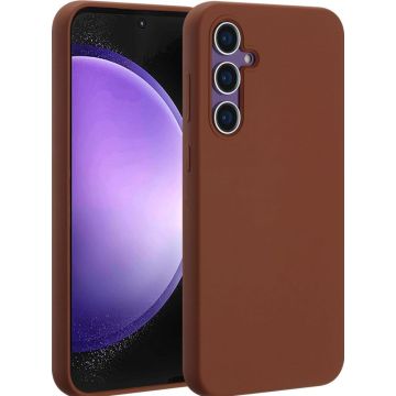 Accezz Liquid Silicone Backcover met MagSafe Samsung Galaxy S23 FE - New Tea Brown
