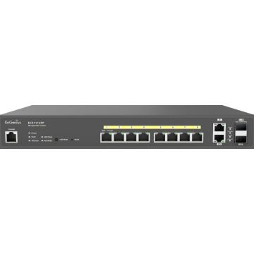 EnGenius ECS1112FP 8 port smart 130W Cloud POE 802.3af/at