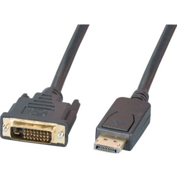 EFB DisplayPort/DVI Kabel stekker A/stekker A 3m zwart