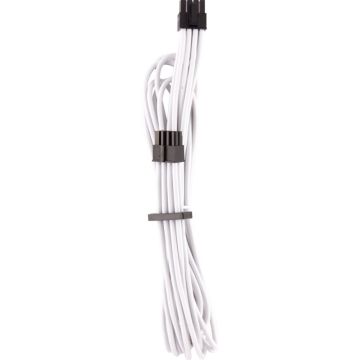Cable PSU Corsair Type4 EPS12V CPU cable with Comb Premium Individually Sleeved EPS12V White