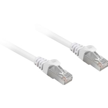 Sharkoon RJ45 CAT.6a SFTP LSOHwh 0,25m