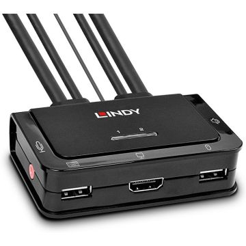 Lindy Compact 2 Port KVM Switch 