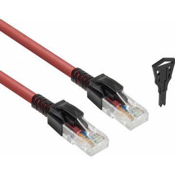 CAT6A U/UTP LOCK RD 2.00M. 1 stk