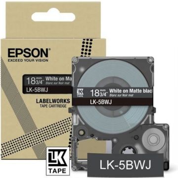 Epson LabelWorks LK-5LBJ - Zwart op matblauw