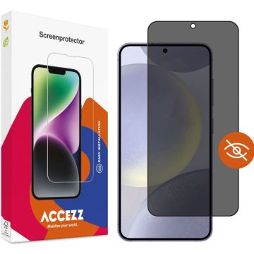 Accezz Gehard Glas Privacy Screenprotector Samsung Galaxy S24 Plus - Transparant