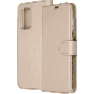 Accezz Wallet Softcase Bookcase Samsung Galaxy A72 - Goud