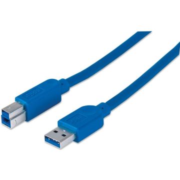 Manhattan USB3.0 aansluitkabel A stekker / B stekker 2m