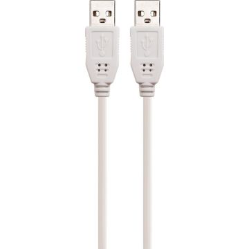 Schwaiger USB-Kabel 2.0 St. A->2.0 TypA 1,50m weiß