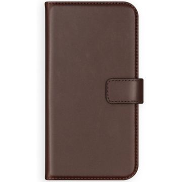 Selencia Echt Lederen Bookcase Samsung Galaxy A42 - Bruin