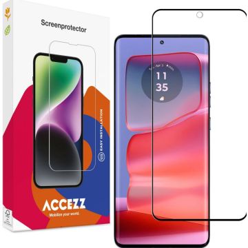 Accezz Gehard Glas Full Cover Screenprotector Motorola Edge 50 Pro