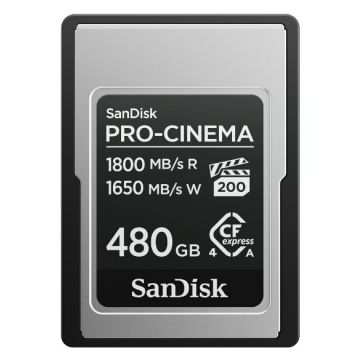 SanDisk PRO Cinema CFexpress 480GB - Flashgeheugenkaart