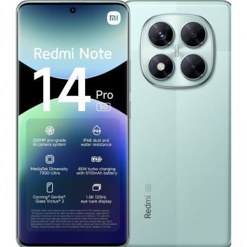 Xiaomi Redmi Note 14 Pro - 256GB Coral Green