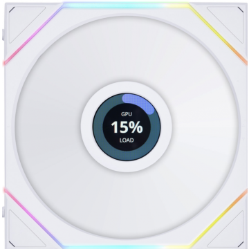 Lian Li UNI FAN TL LCD 140 RGB White - Ventilator