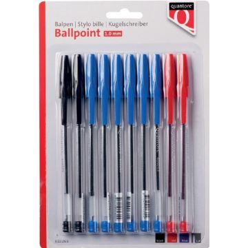 Quantore Stick Assorti - Balpen (10 stuks)