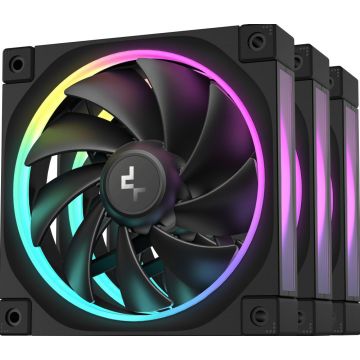 DeepCool FL12-3 IN 1 Black - Ventilator