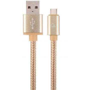 gembird Micro-USB-Kabel met, 1,8 m goud