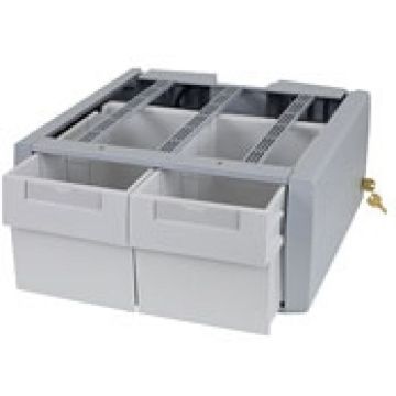 Ergotron StyleView SV4344 Series Supplemental Double Tall - Bevestigingscomponent (module met 2 lades)