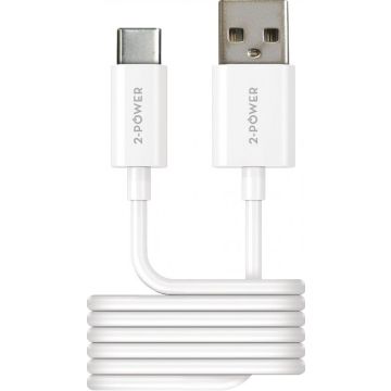 2-Power 1M USB-A to USB-C USB Cable