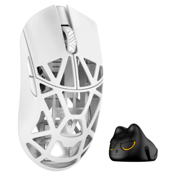 WLMouse Beast X Pro Solid Sides Milky White - Muis