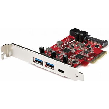StarTech.com 5-Port USB PCIe Kaart - 10Gbps USB 3.1 Gen 2 PCIe Kaart met 1x USB-C & 2x USB-A
