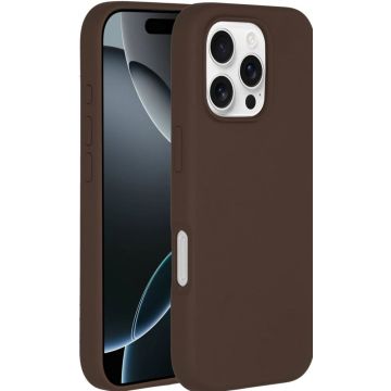 Accezz Liquid Silicone Backcover met MagSafe iPhone 16 Pro Max - New Tea Brown
