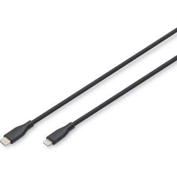 DIGITUS USB 2.0 aansluitkabel Type C-Lightning Silicon 0,5mS