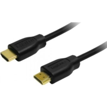 Cable Logilink HDMI with Ethernet 0,2m Black 4K, 30 Hz, High Speed
