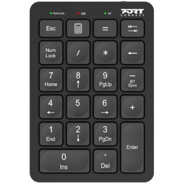 Port Designs Rechargeable Bluetooth Numeric Keypad - Toetsenpaneel