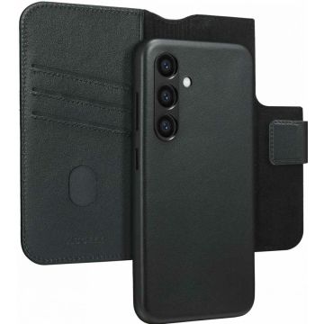Accezz Leather Bookcase 2-in-1 met MagSafe Samsung Galaxy S24 - Onyx Black