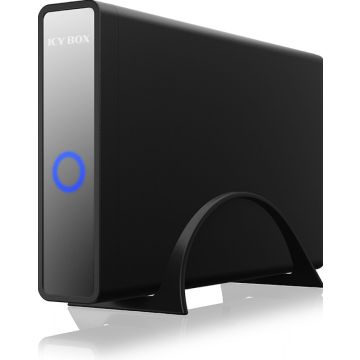 HDD acc ICY BOX 2,5" & 3,5" with USB-C HUB black