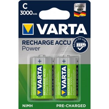 Rechargeable NiMH Battery C 1.2 V 3000 mAh 2-Blister