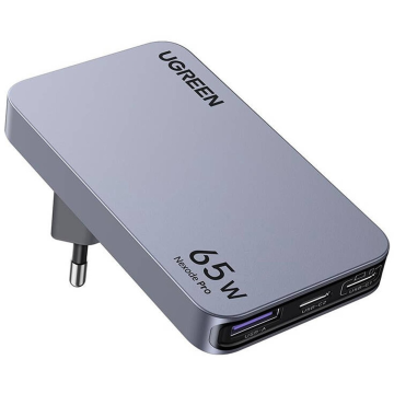 UGREEN Nexode Pro 65W 3-Port GaN Ultra-Slim Fast Charger - Oplader