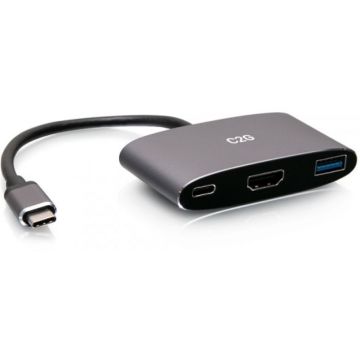 C2G USB C Docking Station with 4K HDMI, USB, and USB C - Power Delivery up to 100W