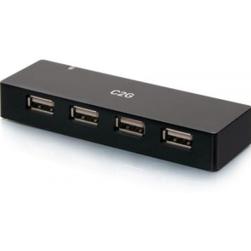 C2G 4-Port USB-A Hub with 5V 2A Power Supply - Hub