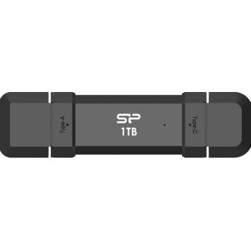 Silicon Power 1TB Portable-Stick-SSD USB 3.2 DS72 zwart