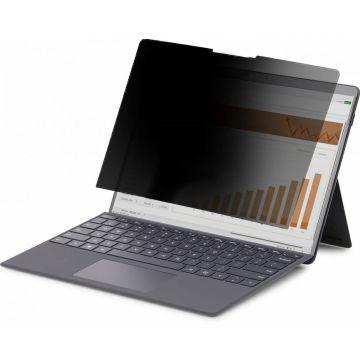 StarTech.com 4-Way 12.4in Surface Laptop Go 123 Privacy Screen Filter, PortraitLandscape, Touch-Enabled, +- 30 Deg. View, Blue Light Reduction, Matte Finish - Privacyfilter voor notebook (horizontaal)