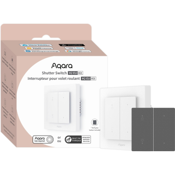 Aqara Shutter Switch H2 Kit -  Slimme Wand­schakelaar