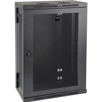 Eaton Tripp Lite Series 18U Wall Mount Rack Enclosure Server Cabinet Hinged Wallmount 13" Depth - Rack kast