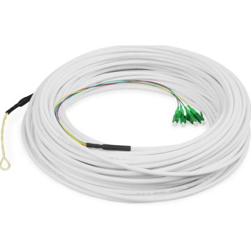 Cable Digitus FTTH Dropk SM 4 Faser, LC/APC 50m FTTH Dropkabel, Singlemode, 4 Faser, LC/APC G.657.
