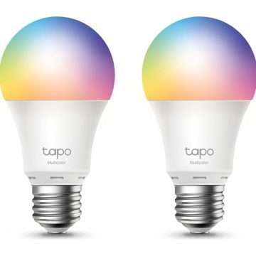 Smart Home TP-Link WiFi TAPO L530E(2-PACK) Light Bulb, Multi Color, dimmable
