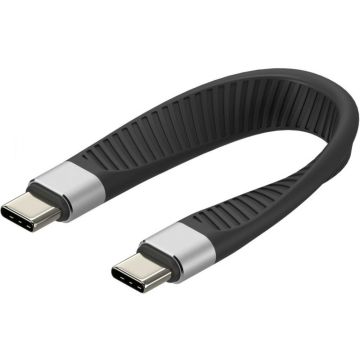 Techly USB4 Gen3 C auf C Flexibles Kabel