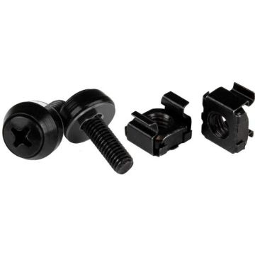 StarTech.com M5 x 12mm schroeven en kooimoeren - 50 stuks pak