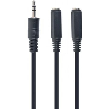 gembird 3,5 mm Audio-Splitterkabel, 10 cm, zwart