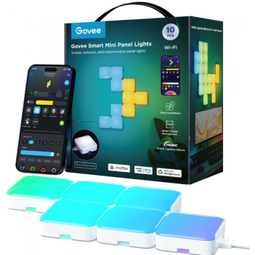 Govee Smart Mini Panel Lights Expansion Kit (6-pack) - Slimme Lichtpanelen