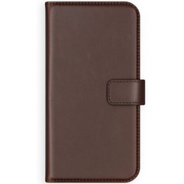 Selencia Echt Lederen Bookcase Samsung Galaxy S20 - Bruin