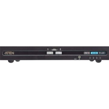 2-Port USB - 4K DVI Secure KVM Switch