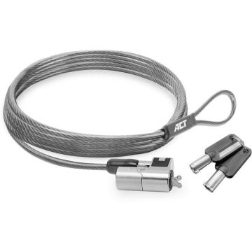 Wedge laptop lock with 2 keys 2.0m