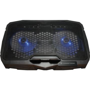 CONCEPTRONIC 2-Fan Cooling Pad (17.0"")/ Ergonomisch