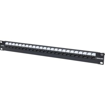 Intellinet AbschlieÃbares 24Port 19"" Cat6 Patchpanel UTP 1HE